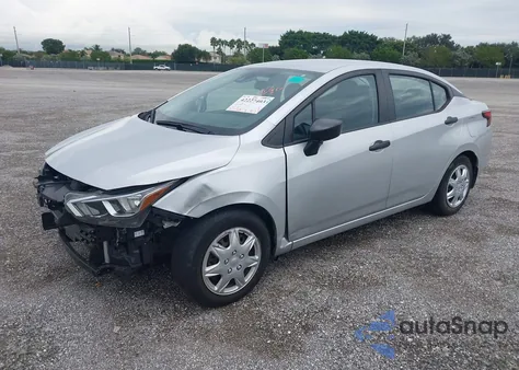 2020 Nissan Versa S Xtronic Cvt z USA, uszkodzony, nr VIN 3N1CN8DV4LL843308